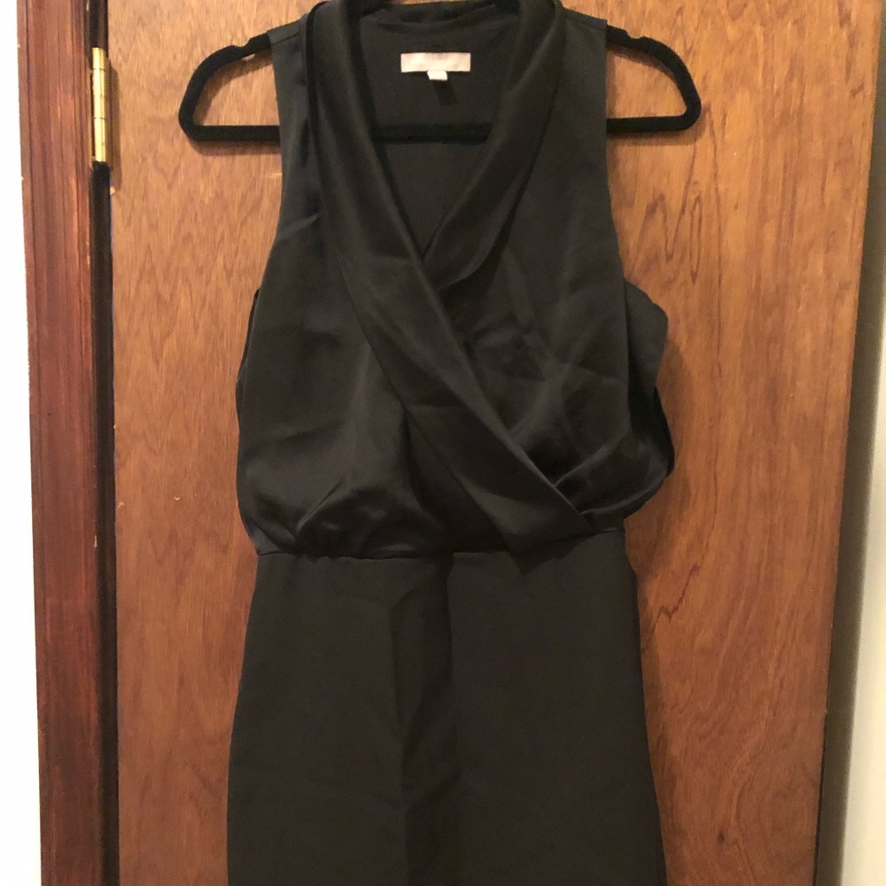 Classic black banana republic sleeveless dress